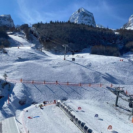 Le Skidoux 2*, Au Pied Des Pistes, Vue Montagne Gourette Bagian luar foto