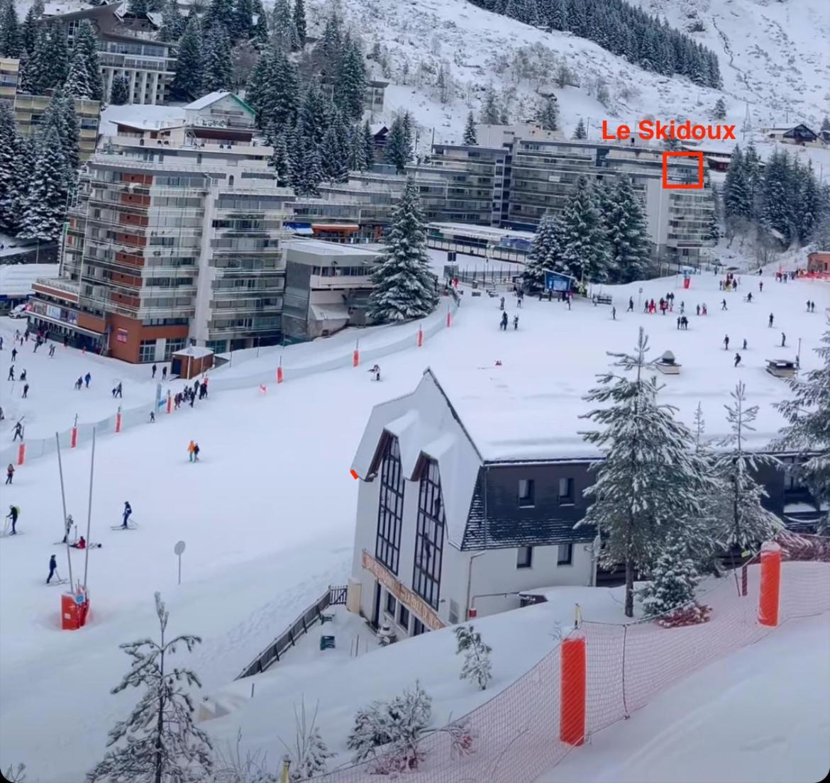 Le Skidoux 2*, Au Pied Des Pistes, Vue Montagne Gourette Bagian luar foto